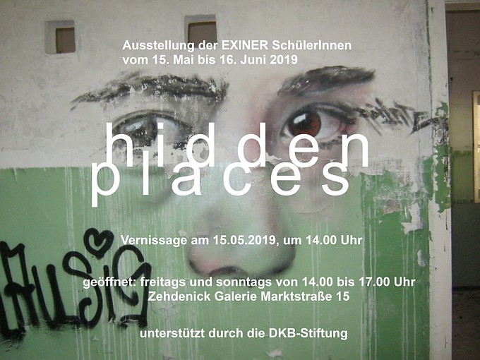 Plakat zur Ausstellung: Wasser, Farbe + mehr