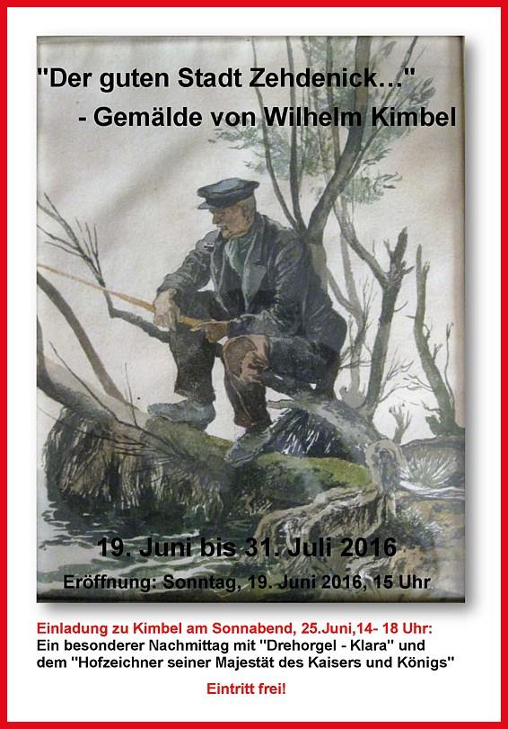 Plakat zur Ausstellung: Der guten Stadt Zehdenick