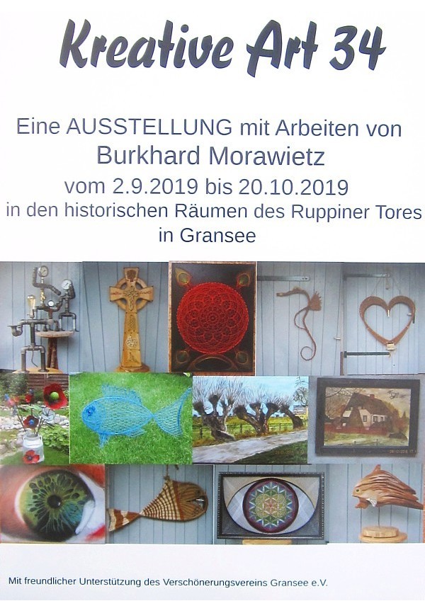 Plakat zur Ausstellung: Kreative Art 34