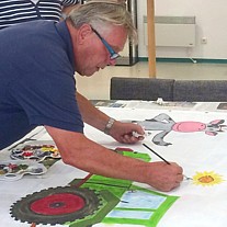 Erntefest-Banner f�r Bergsdorf